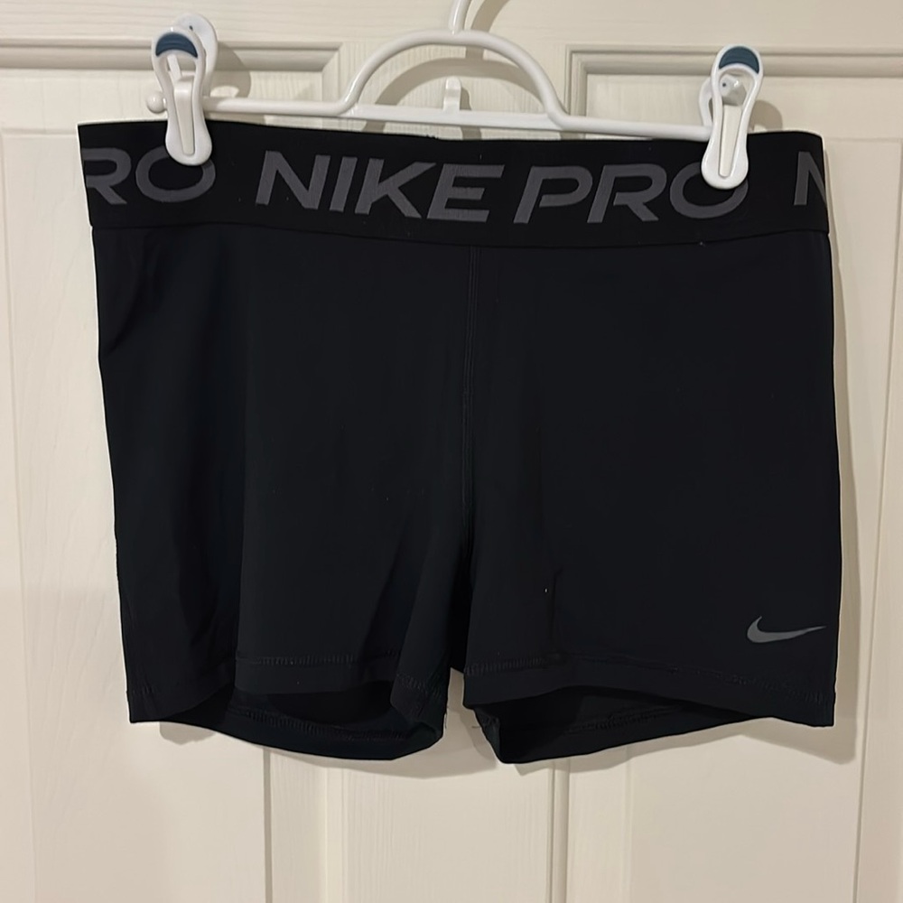 Nike pro running shorts large black